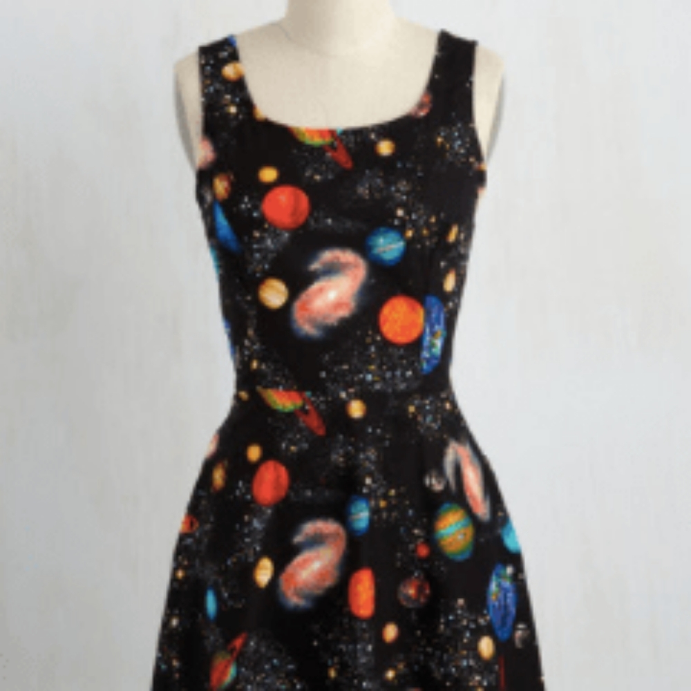 Retrolicious Galaxy Dress....with POCKETS!  #1
